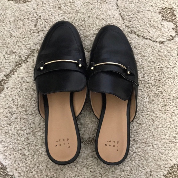 a new day Shoes - Black Mules, Women’s Size 8.5